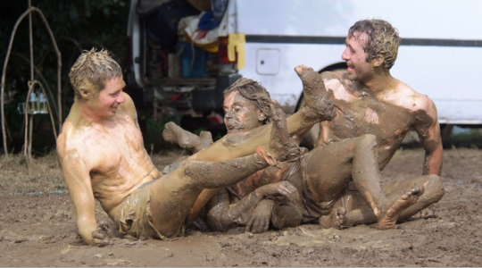 Muddy business or how to deal with dirt at the music festivals
