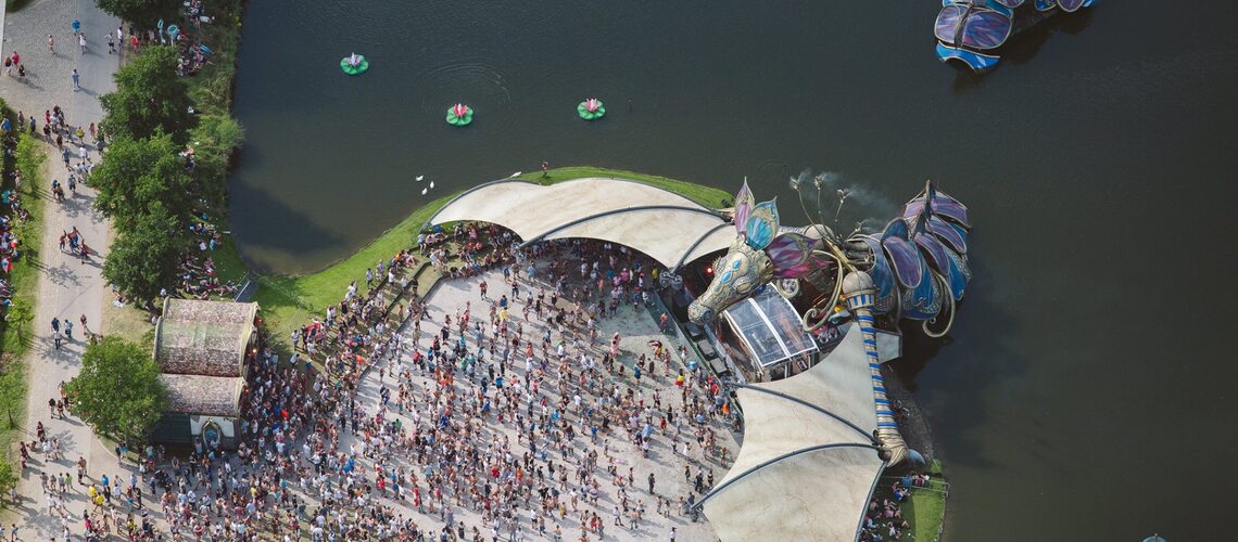 The backstage of Tomorrowland