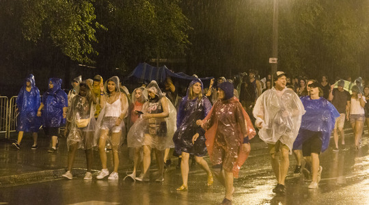 Lollapalooza evacuated due to severe bad weather