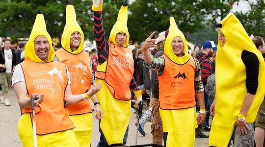 How did Roskilde festival fans survived the eight day journey?