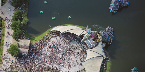The backstage of Tomorrowland