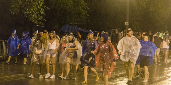 Lollapalooza evacuated due to severe bad weather